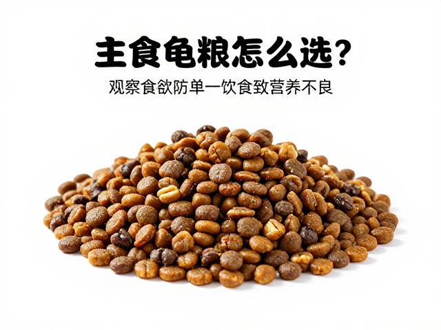主食龟粮怎么选?观察食欲防单一饮食致营养不良