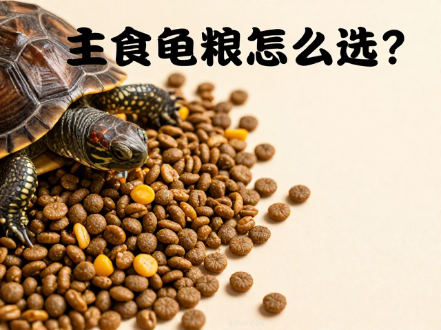 主食龟粮怎么选?安静环境配配合饲料,养出健康好龟