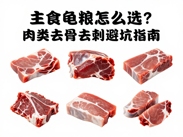 主食龟粮怎么选?肉类去骨去刺避坑指南,新手养龟必看
