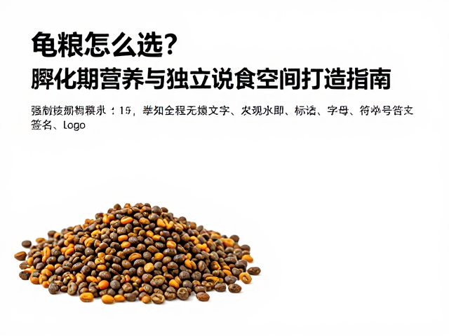 龟粮怎么选？孵化期营养与独立进食空间打造指南