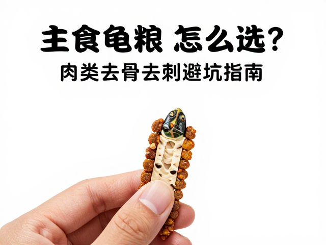 主食龟粮怎么选?肉类去骨去刺避坑指南,新手养龟必看