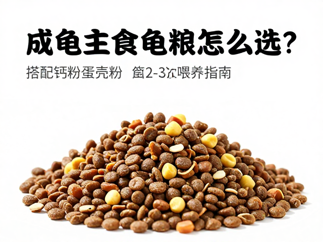 成龟主食龟粮怎么选？搭配钙粉蛋壳粉，每周2-3次喂养指南