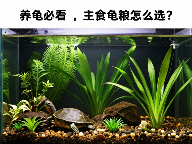 养龟必看，主食龟粮怎么选？水生植物搭配与适宜温度全解析