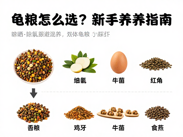 龟粮怎么选?晾晒除氯避混养,新手养龟不踩坑指南