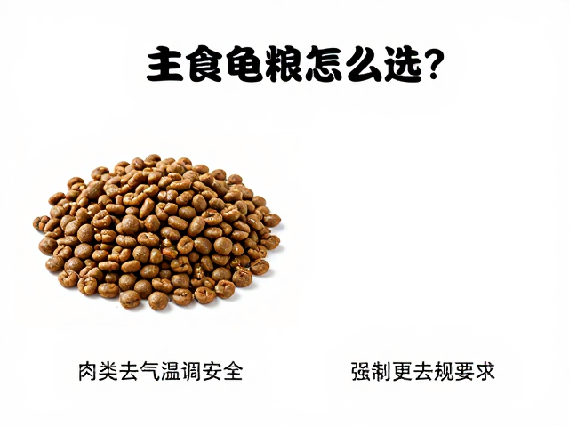 主食龟粮怎么选?依气温调频次,肉类去骨去刺更安全