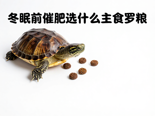 冬眠前催肥选什么主食龟粮?安静无干扰环境助健康越冬