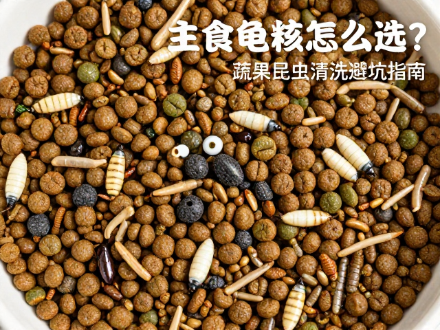 主食龟粮怎么选？蔬果昆虫清洗避坑指南，新手养龟必看