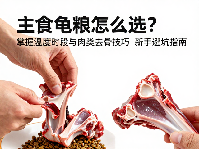 主食龟粮怎么选？掌握温度时段与肉类去骨技巧，新手避坑指南