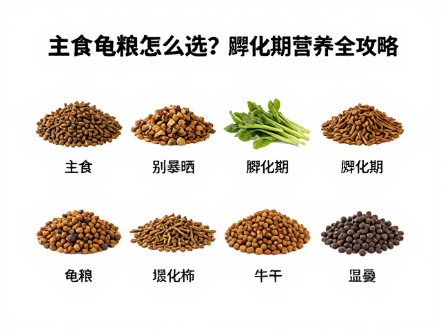 主食龟粮怎么选？喂食后别暴晒，孵化期营养全攻略