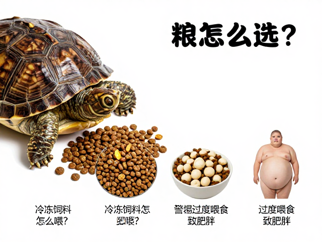 龟粮怎么选？冷冻饲料怎么喂？警惕过度喂食致肥胖