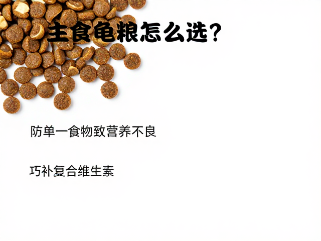 主食龟粮怎么选？防单一食物致营养不良，巧补复合维生素