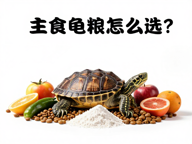 主食龟粮怎么选?搭配钙粉蔬果,养出健康龟