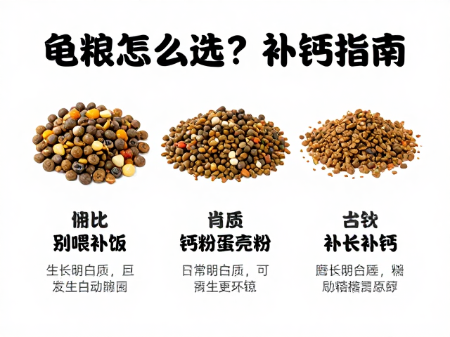 龟粮怎么选?别喂剩饭!钙粉蛋壳粉正确补钙指南