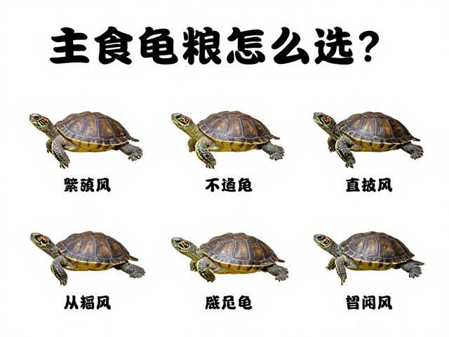 主食龟粮怎么选？繁殖期母龟营养与水位进食全攻略