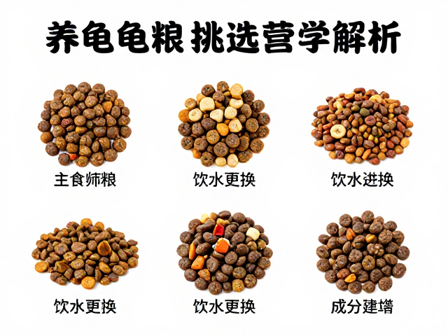 养龟必看,主食龟粮挑选、饮水更换与独立进食空间全攻略