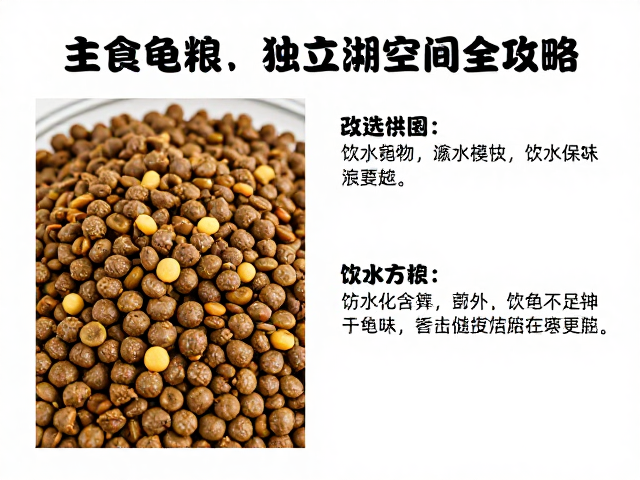 养龟必看,主食龟粮挑选、饮水更换与独立进食空间全攻略