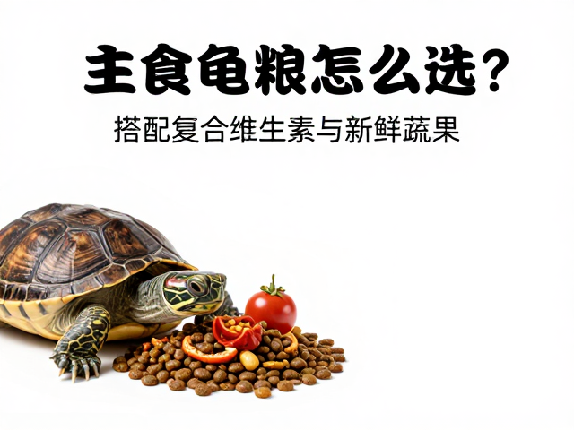 主食龟粮怎么选?搭配复合维生素与新鲜蔬果,养出健康龟