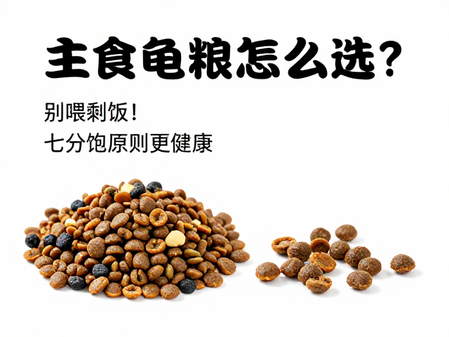 主食龟粮怎么选?别喂剩饭!七分饱原则更健康