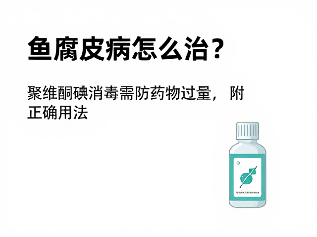 鱼腐皮病怎么治?聚维酮碘消毒需防药物过量,附正确用法