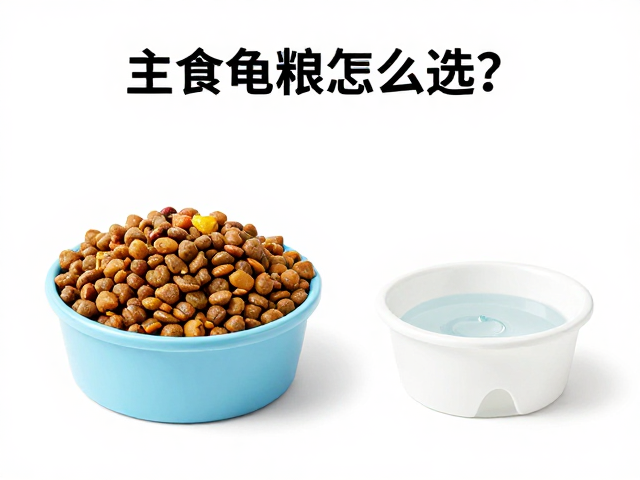 主食龟粮怎么选?配齐独立饮水盆,拒绝单一食物致营养不良