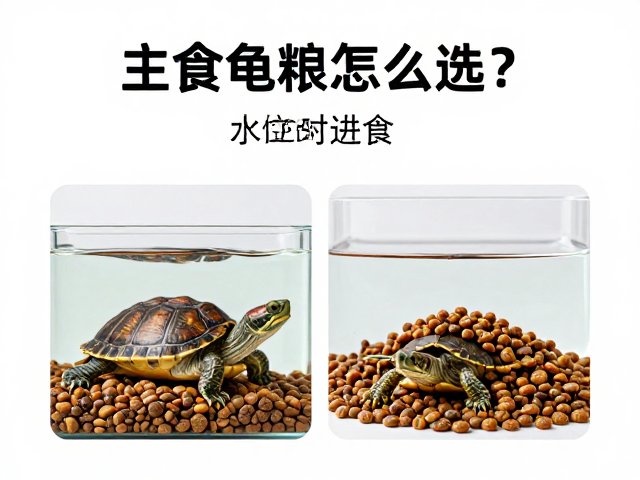 主食龟粮怎么选?水位影响进食?配好饲料养出健康龟