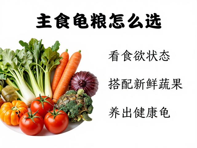 主食龟粮怎么选?看食欲状态,搭配新鲜蔬果,养出健康龟