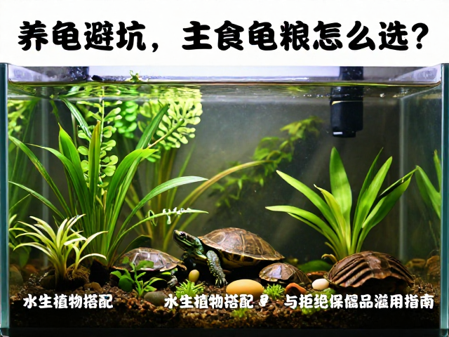养龟避坑，主食龟粮怎么选？水生植物搭配与拒绝保健品滥用指南