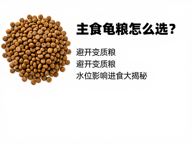 主食龟粮怎么选？避开变质粮，水位影响进食大揭秘