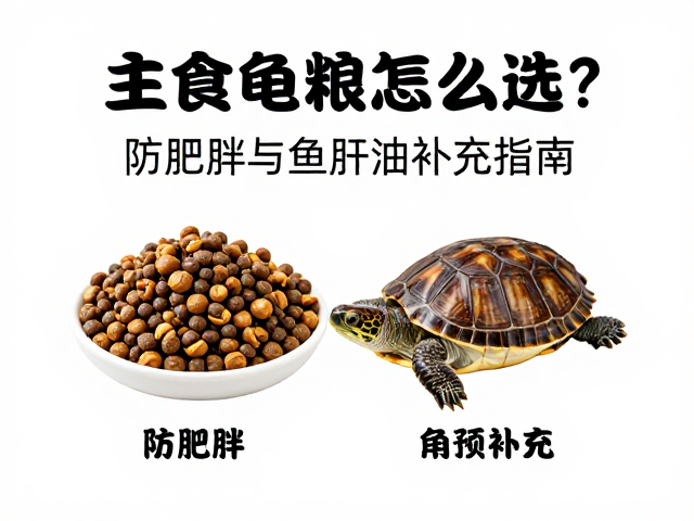 主食龟粮怎么选？防肥胖与鱼肝油补充指南