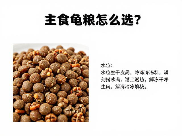 主食龟粮怎么选?水位影响进食,冷冻饲料解冻全攻略