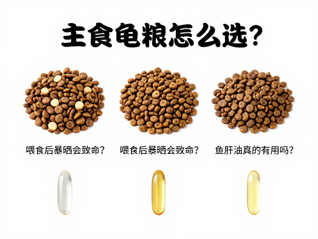主食龟粮怎么选？喂食后暴晒会致命？鱼肝油真的有用吗？