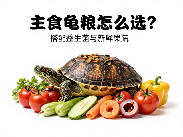 主食龟粮怎么选？搭配益生菌与新鲜果蔬，养出健康龟