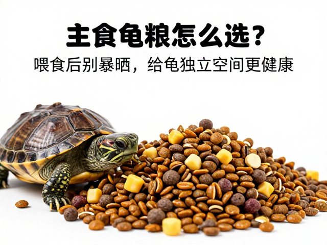 主食龟粮怎么选？喂食后别暴晒，给龟独立空间更健康