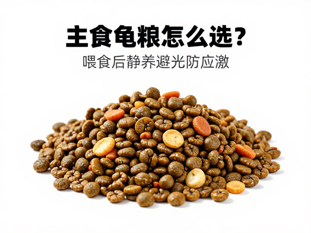 主食龟粮怎么选?喂食后静养避光防应激,新手必看