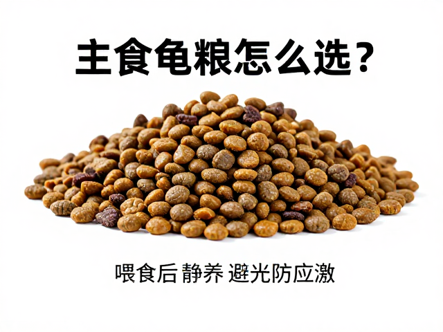 主食龟粮怎么选?喂食后静养避光防应激,新手必看