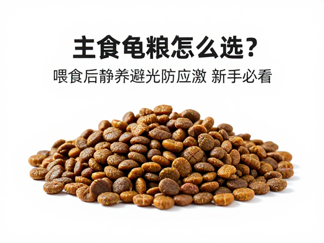 主食龟粮怎么选?喂食后静养避光防应激,新手必看
