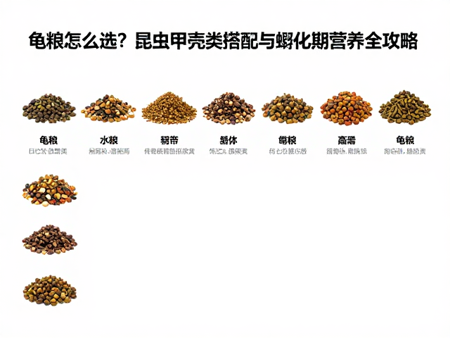龟粮怎么选?昆虫甲壳类搭配与孵化期营养全攻略