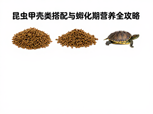 龟粮怎么选?昆虫甲壳类搭配与孵化期营养全攻略