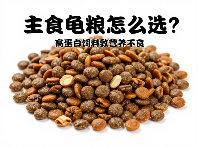 主食龟粮怎么选?避开单一食物陷阱,高蛋白饲料致营养不良