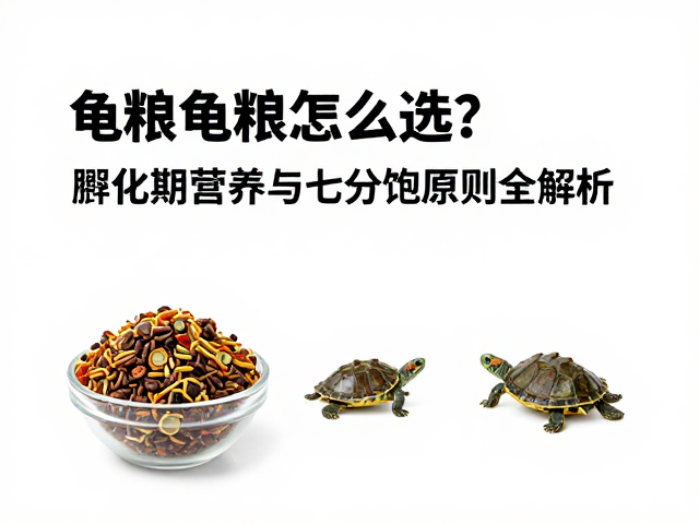 龟粮怎么选?孵化期营养与七分饱原则全解析