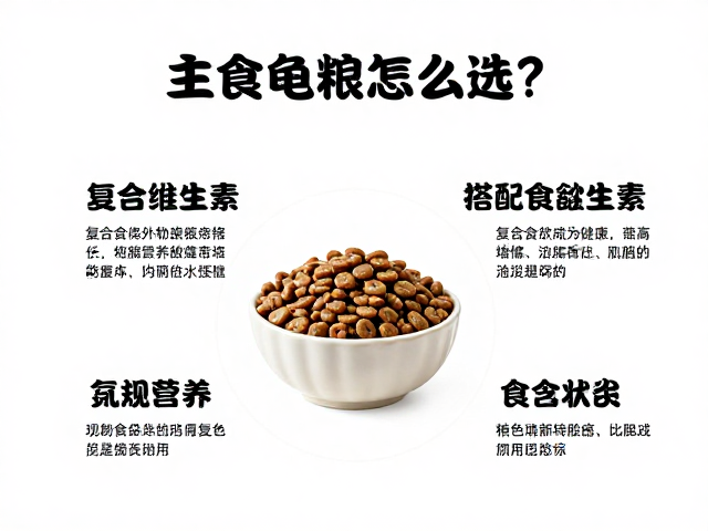 主食龟粮怎么选?搭配复合维生素,通过观察食欲状态判断营养是否达标