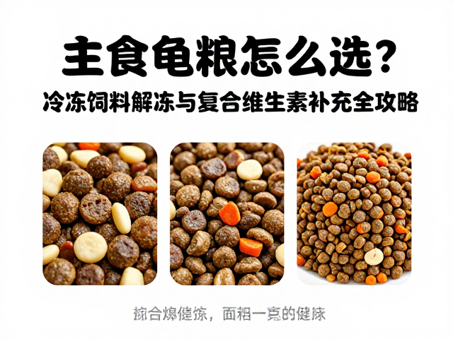 主食龟粮怎么选?冷冻饲料解冻与复合维生素补充全攻略