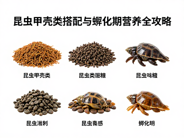 龟粮怎么选?昆虫甲壳类搭配与孵化期营养全攻略