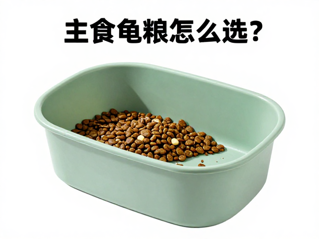 主食龟粮怎么选?独立饮水盆,防变质技巧,养龟不翻车
