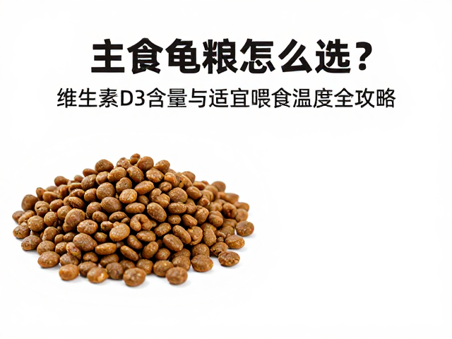 主食龟粮怎么选?维生素D3含量与适宜喂食温度全攻略