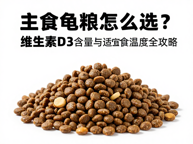 主食龟粮怎么选?维生素D3含量与适宜喂食温度全攻略