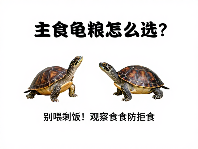 主食龟粮怎么选?别喂剩饭!观察食欲防拒食