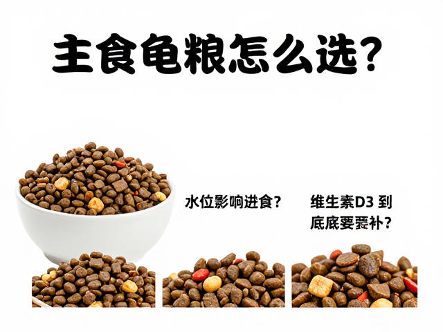 主食龟粮怎么选?水位影响进食?维生素D3到底要不要补?