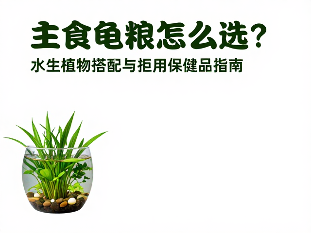 主食龟粮怎么选?水生植物搭配与拒用保健品指南