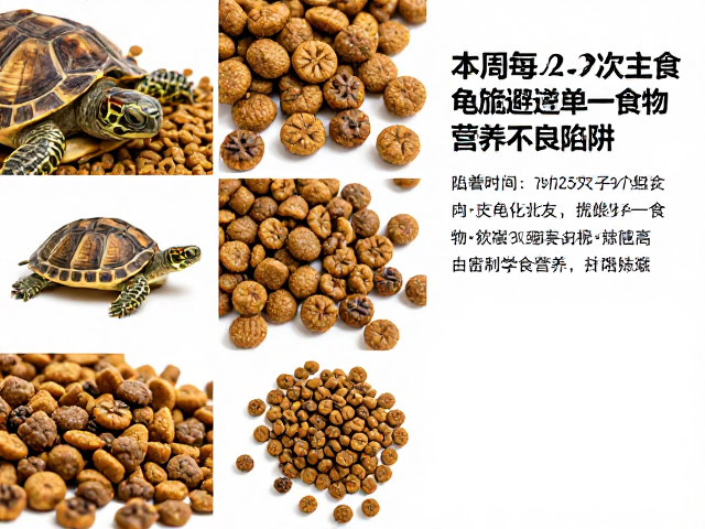 成龟每周2-3次主食龟粮,避开单一食物营养不良陷阱